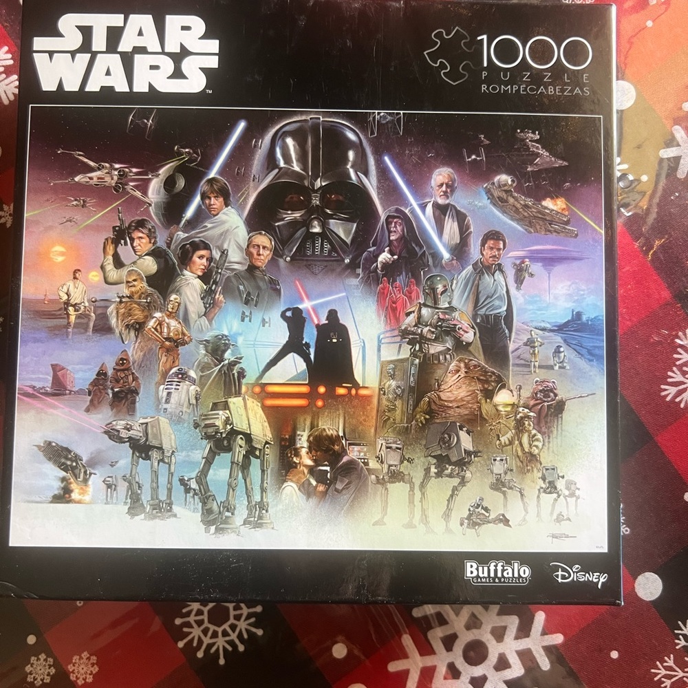 Star Wars 1000 piece puzzle. Brand new and factory sealed in original box.